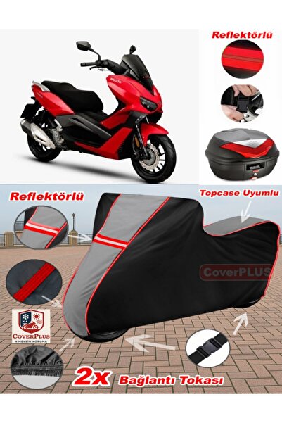 CoverPlus Bumoto/Jinling Regnum 250Cc Tarpaulin Topcase Compatible Motorcycle...
