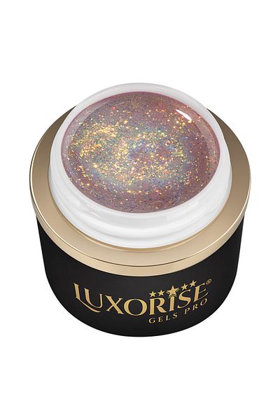 LUXORISE Revoflex Gel UV pentru unghii, 15 ml, Glassy Galaxy