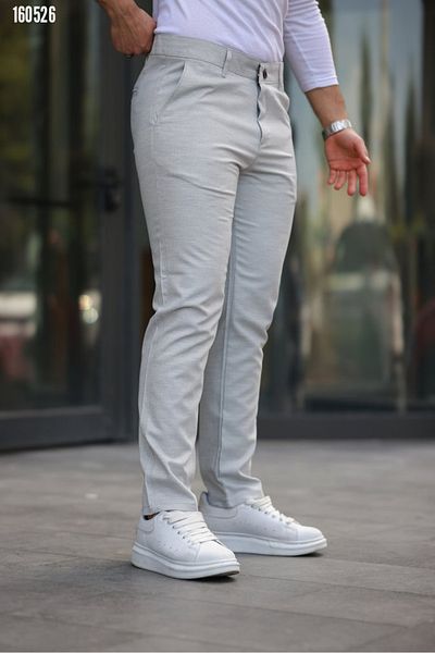 moda wanilia Men's Stylish Woven Fabric Trousers