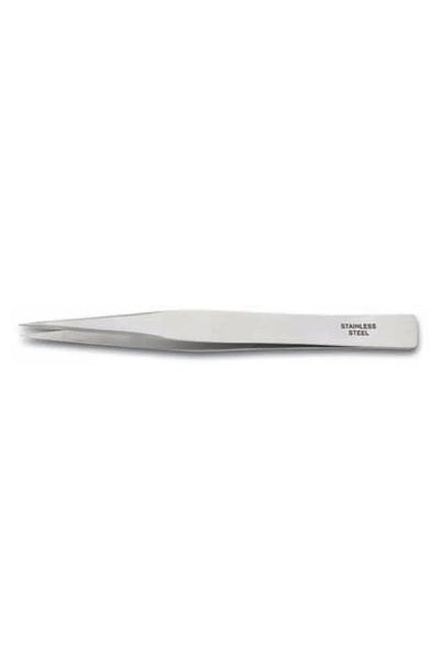 RubyBoutiques M-232 Fine Tip Textile Tweezers - Stainless Steel - Blc4882-5933