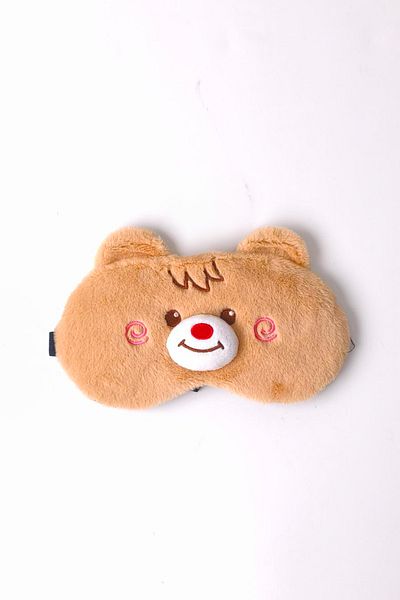 YOYOSO Creamy Bear Soft Plush Ice Compress Sleeping Eye Patch
