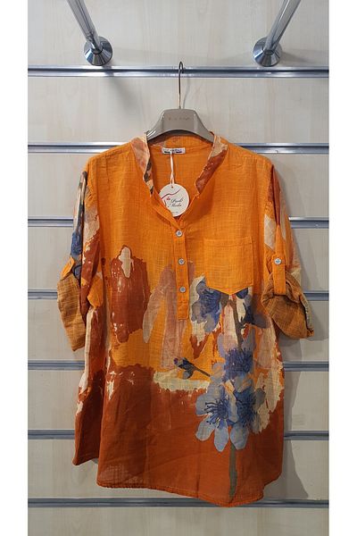Park Moda Italian Shirt 3 Button Splash Pattern