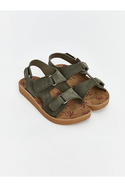 LC Waikiki Sandale pentru băieți cu aspect piele LCW STEPS (S5)