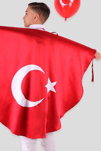 Breeze Turkish Flag Cloak Standard, Red