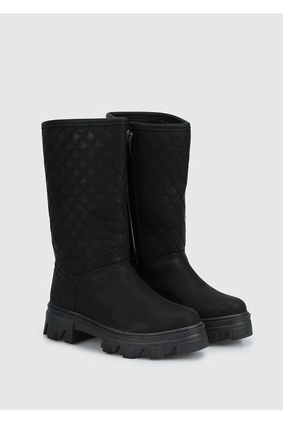 Kiddo Black Girl's Boots