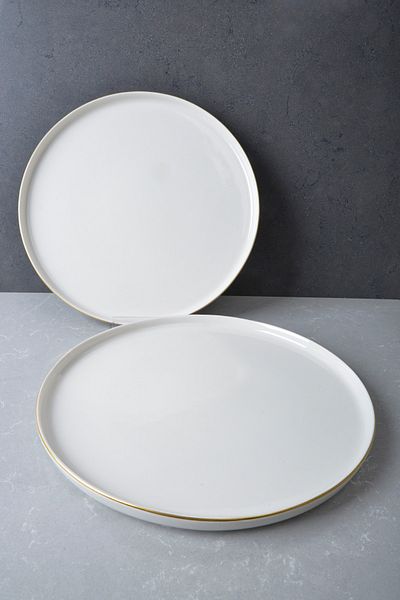 Heda Porselen Rüya Gold Gilded 2 Piece Service Plate