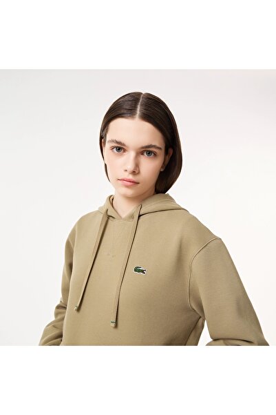 Lacoste Kadın Bej Sweatshirt
