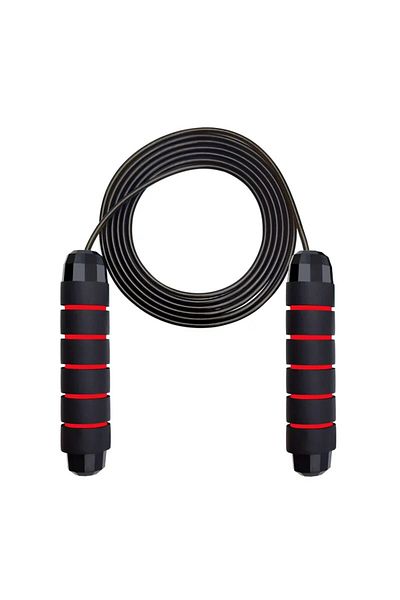 Choice red Skipping Rope with Ball Bearings Rapid Jump Rope Cable for Aerobic Exercise Speed Training Extre