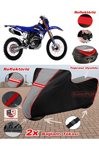 CoverPlus Yamaha Wr 450 F Tarpaulin Topcase Compatible Motorcycle Tarpaulin (...