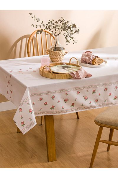 LC Waikiki Floral Embroidered Table Cloth 150X200 cm
