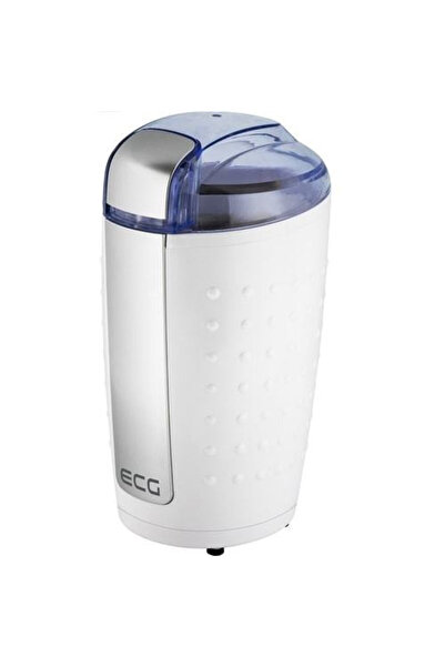 ECG Coffee grinder KM 110, 200 W, 80 g, white with silver color