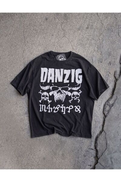 Overdrive ''دانزيج'' تي شيرت معدني كبير الحجم