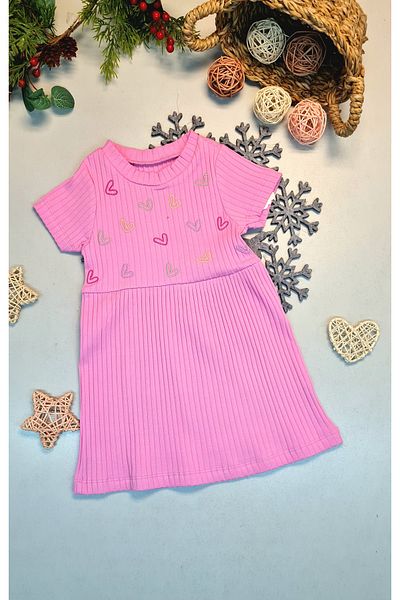 CemBebe Girl's Lycra Summer Eid Dress