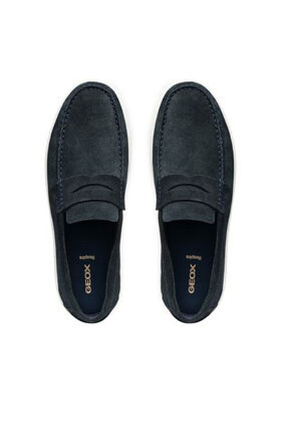 Geox men's moccasins U55GSA-00022 blue