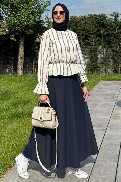 Rabia Şamlı Spring Skirt Shirt Set