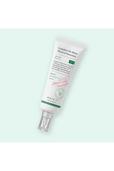 AXIS-Y Crema de fata SPF 50+ PA++++, Complete No-Stress Physical V.3, AXIS-Y, 50 ml