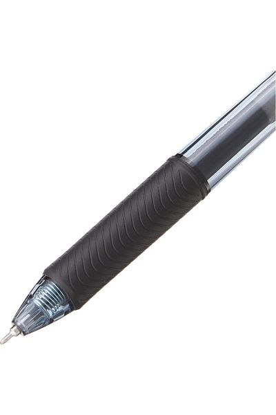 Pentel Liquid-Gel Roller - Black with 0.5 mm Needle Tip (12'Pcs)