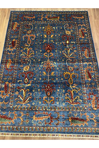 El Dokuma Afgan Suzani Halısı –%100 Yün %100 El Dokuma Naturel Dekoratif Halı El İşi Özgün Tasarım