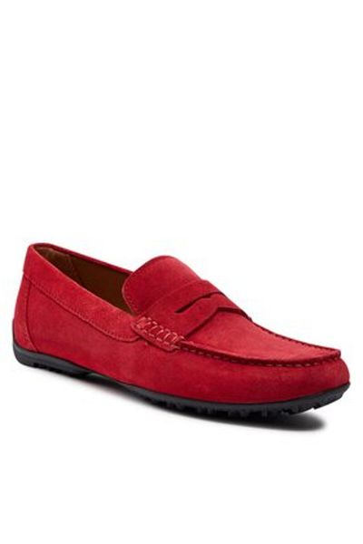 Geox geox men's moccasins U35CFB-00020 red