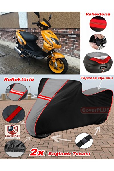 CoverPlus Keeway Focus 150 Tarpaulin Topcase Compatible Motorcycle Tarpaulin ...