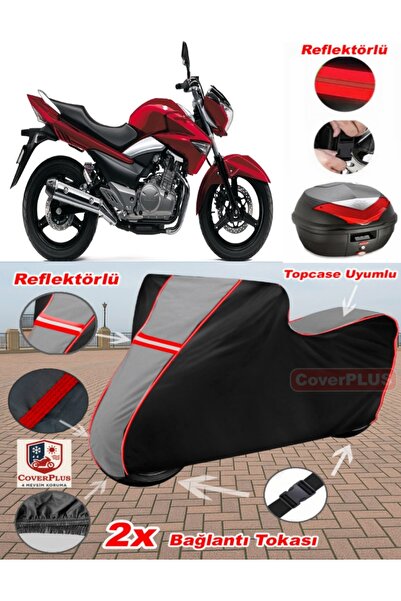 CoverPlus سوزوكي GW250 Inazuma القماش المشمع Topcase متوافق مع القماش المشمع ...