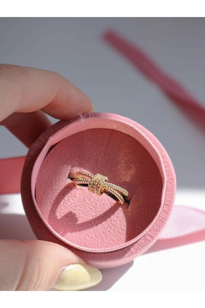 Reorah Collection Circle Multiple Ring-Zircon Stone Knot Ring