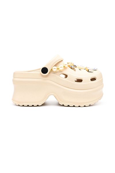 Tmall Women's Slippers, With Platform And Accessories, Foam, Pd1025, Peach