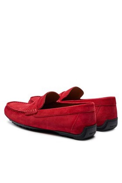 Geox geox men's moccasins U35CFB-00020 red
