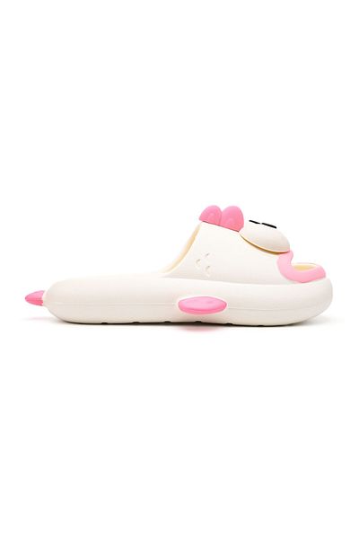 Tmall Women's Slippers, With Ugly Fish Cartoons, Foam, Pd1036, White
