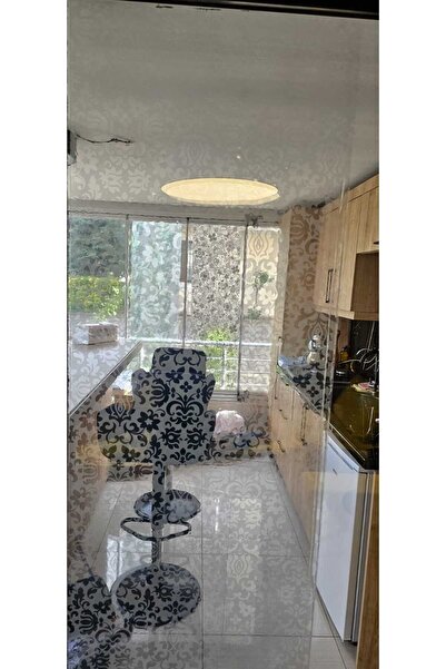 Technojet 45x100 cm Elegance Klasik Desenli Statik Cam Filmi Kaplama Folyo | Ev ofis banyo balkon