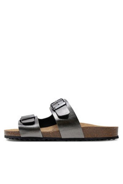 Geox geox women's flip flops D35LSL-000BN gray