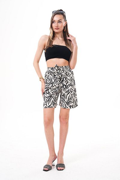 ŞİMAL Pantaloni scurți cu model pentru femei 250384 -