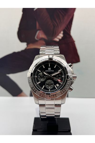 Momentus Steel Sports Men's Wristwatch 10 Atm Waterproof