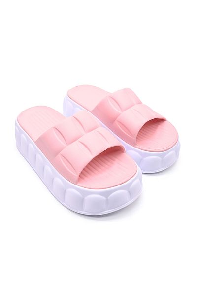 Tmall Women's Slippers, With Platform, Pd1030, Pink