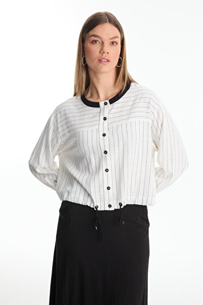 Zühre Смугастий Екрю/Чорний Двокомпонентний Комплект TK-1600