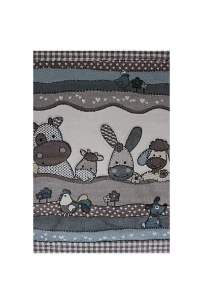 Merinos Covor MERINOS, Pastel Kids 21484 730 Blue, 120 x 170 cm, densitate covor 3 KG/m², grosime 13 mm
