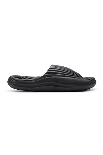 Tmall Women's Slippers, Plain Pattern, Foam, Pd1035, Black