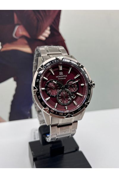 Momentus Titanium Men's Wristwatch 10 Atm Waterproof with 3 Years Warranty