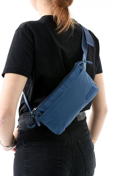 571 Collections Çanta Multi-Pocket Waist Bag Unisex Blue (Model: 571-13-9R)