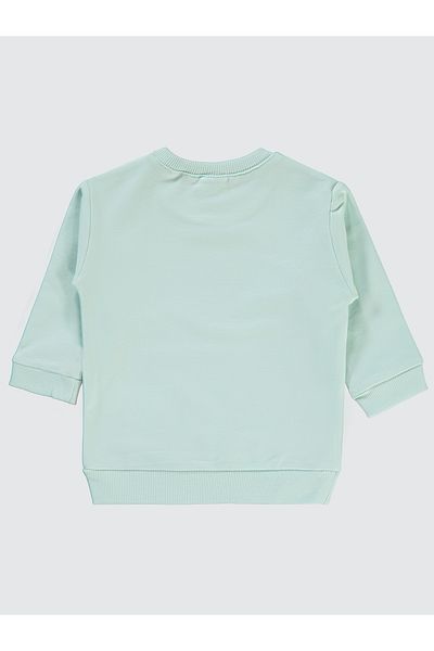 Civil Baby 6-18 Months Mint Color Baby Girl Sweatshirt