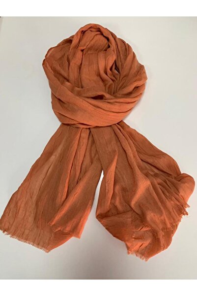Modakaşmir Aminesil Bamboo Shawl Soft Orange