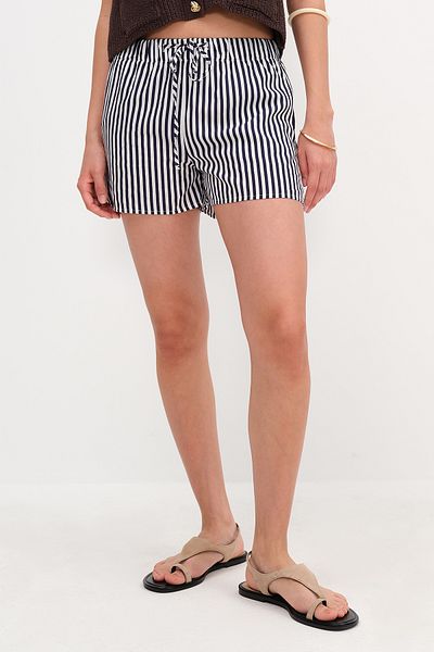 Addax Striped Shorts Ş13888