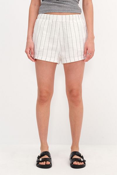 Addax Slim Striped Shorts Ş13853