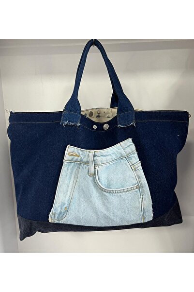 Actress ÇİFT TARAFLI ÇOK FONKSİYONLU DENİM ÇANTA