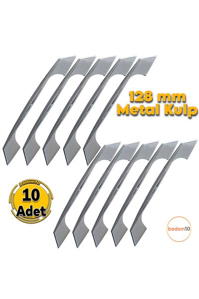 Badem10 Sabie 128 Mm Culoare Crom Mobilier Bucătărie Dulap Sertar Dulap Capac Mâner Mâner Metal Mânere 128 Mm