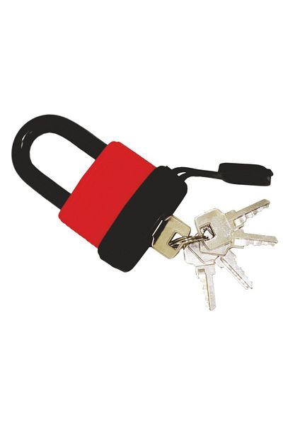 flores Insulated padlock with small shackle, 50 mm