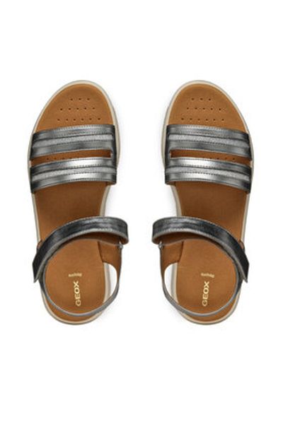 Geox women's sandals D55NNE-0BNEW grey
