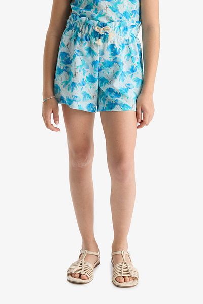 DeFacto Pantaloni scurți cu model pentru fete cu talie elastică D7615a825hs