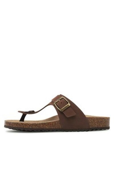Geox women's flip flops D35LSK-00032 brown