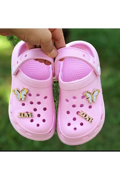 Pandalina Girl's Sandals Shiny Stone Non-Slip Sole Pool Sea Shoes